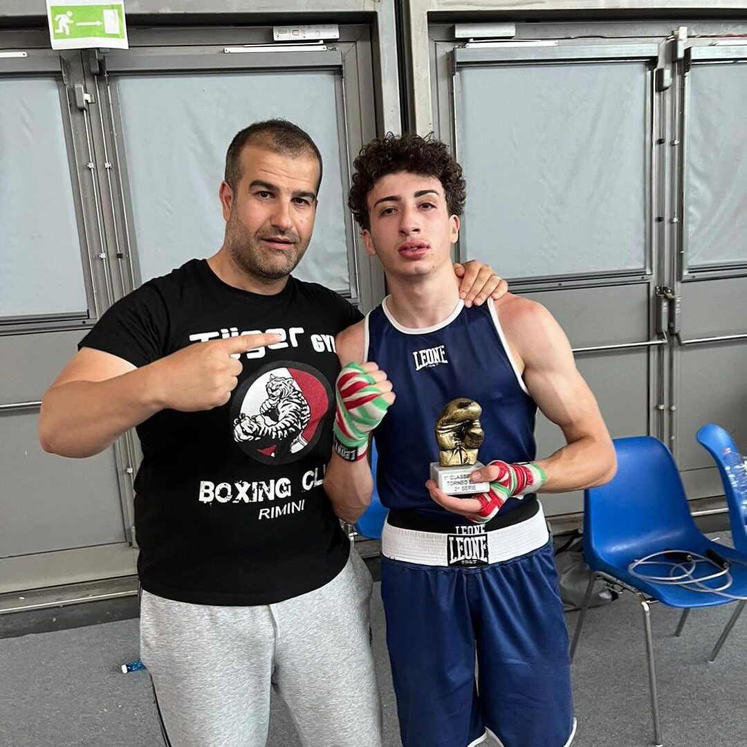 Allenamento di boxe in palestra Tijger Gym Rimini